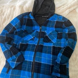 Empyre large zip up jacket with hood